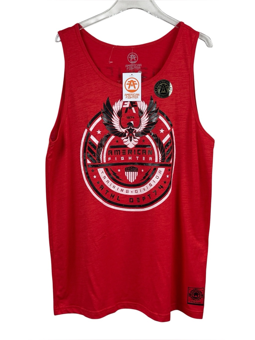 American Fighter Red Double Sided Tank Top Men’s Size XL NWT